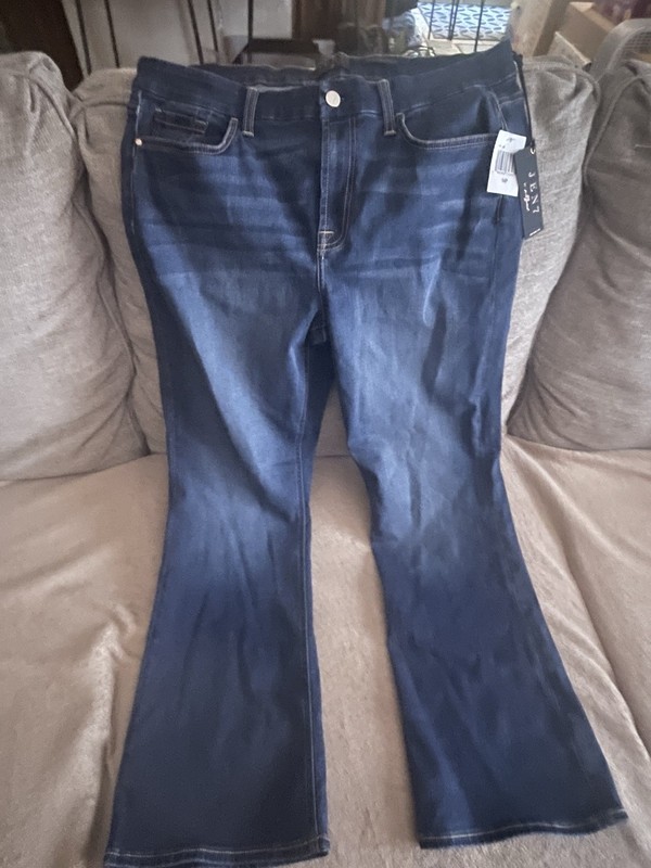 Jen 7 by 7 For All Mankind Women's Jeans Size 14P Blue/  25" Stretch Denim NWT