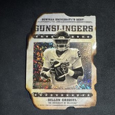2022 Topps Dillon Gabriel Gunslingers Speckle Die Cut GB-2 Cleveland Browns 
