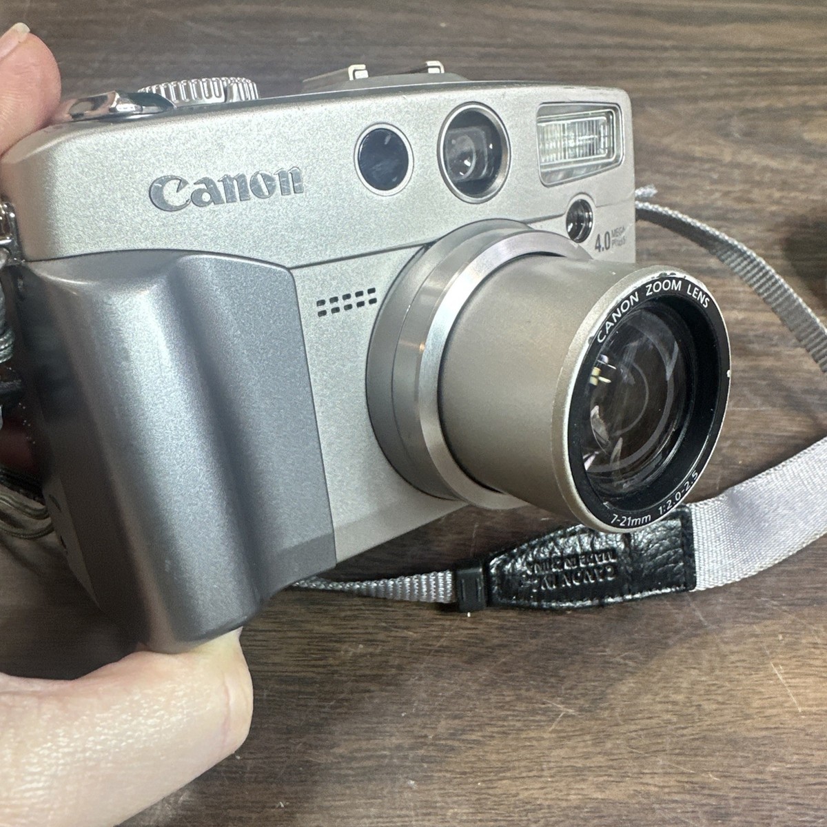 Canon PowerShot G2 4.0MP Flip Screen Digital Camera Silver Tested
