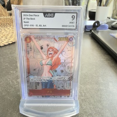 Bandai One Piece JP The Best Nami OP01-016 JP 2024 Foil Alt Art AOG 9
