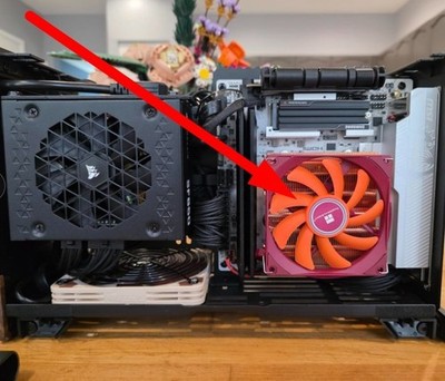 47mm AXP90 X47 CPU Cooler Low Profile Copper PWM Fan AMD AM4 AM5 Intel 1200 1700