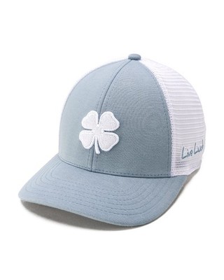 BLACK CLOVER Perfect Luck 22 Hat NEW Fitted Heather Peri Blue