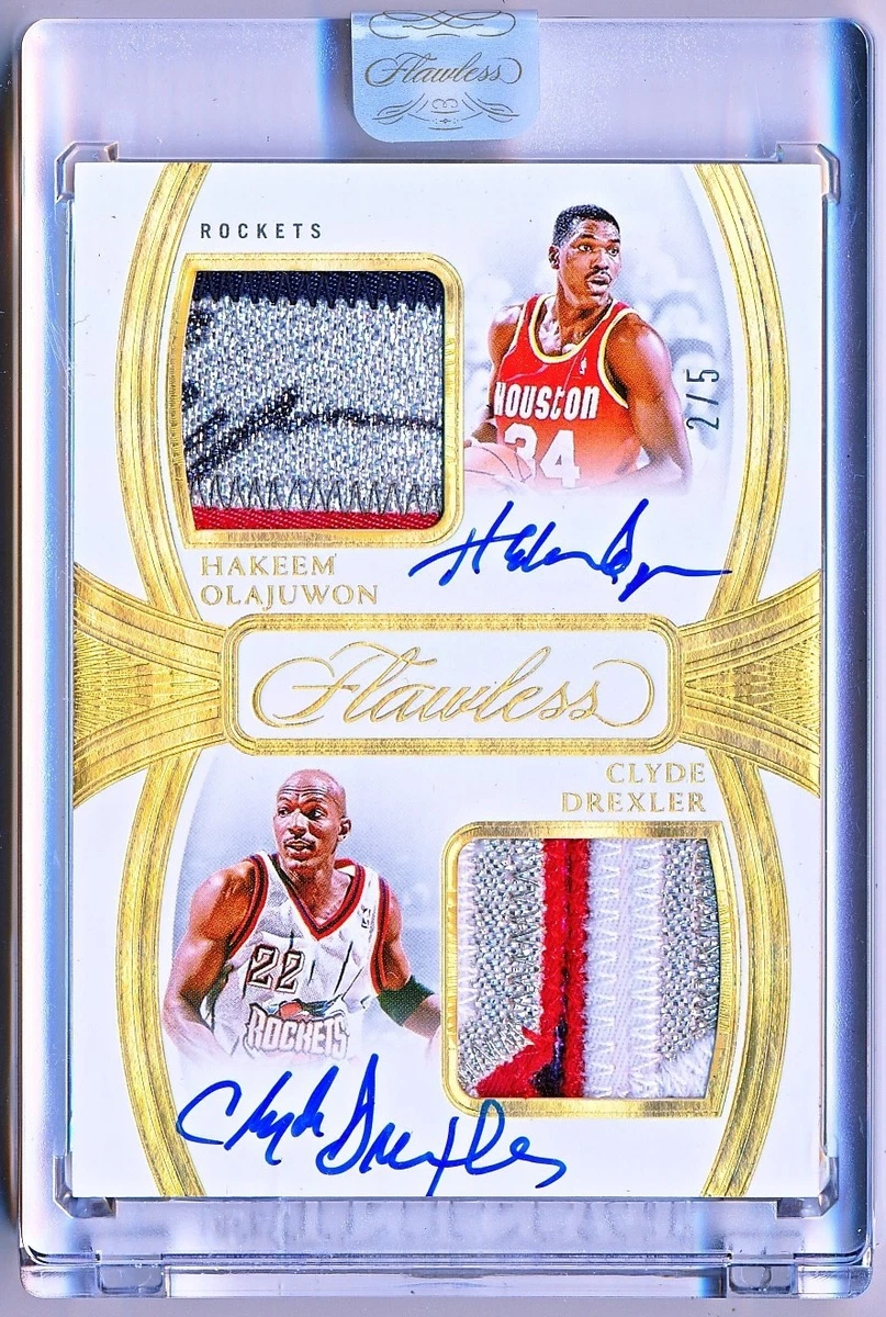 Hakeem Olajuwon Houston Rockets Basketball Autographed Sports