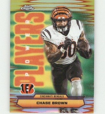 2025 Topps Chrome #PP-19 Chase Brown Power Players Refractor