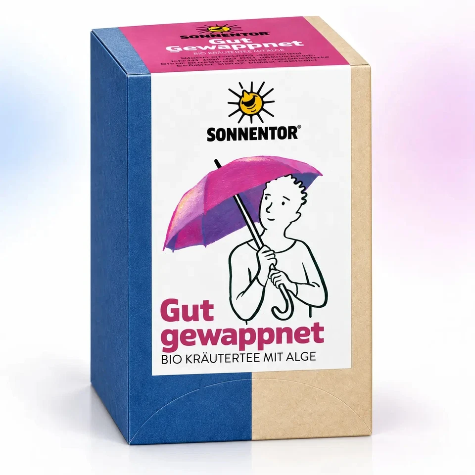 6er Pack Sonnentor Gut gewappnet Tee Bio Kräutertee Echinacea 6x18 Beutel 162g - Bild 2 von 4