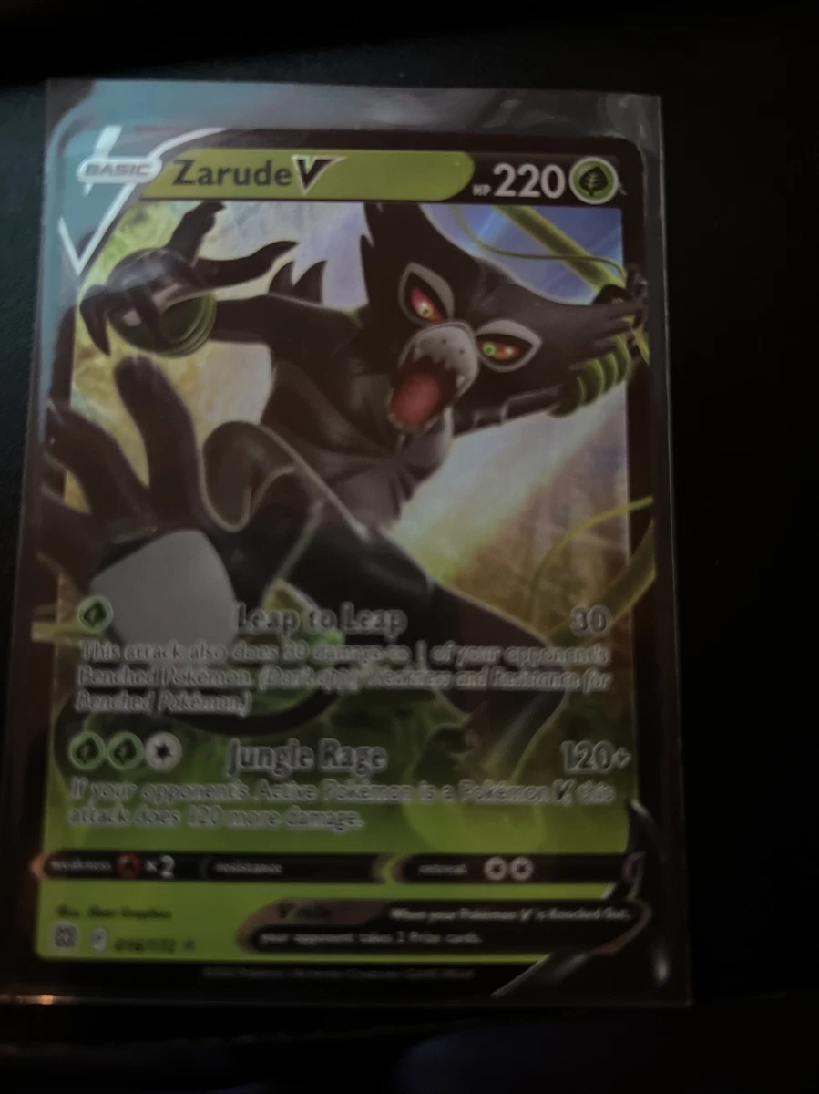 POKEMON TCG ZARUDE V 16/172 BRILLIANT STARS ULTRA RARE!!