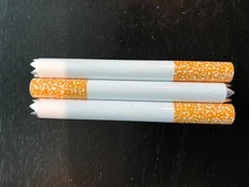 3 Pieces Metal Horned Tip dugout Pipe One Hitter Bat Large 3" 