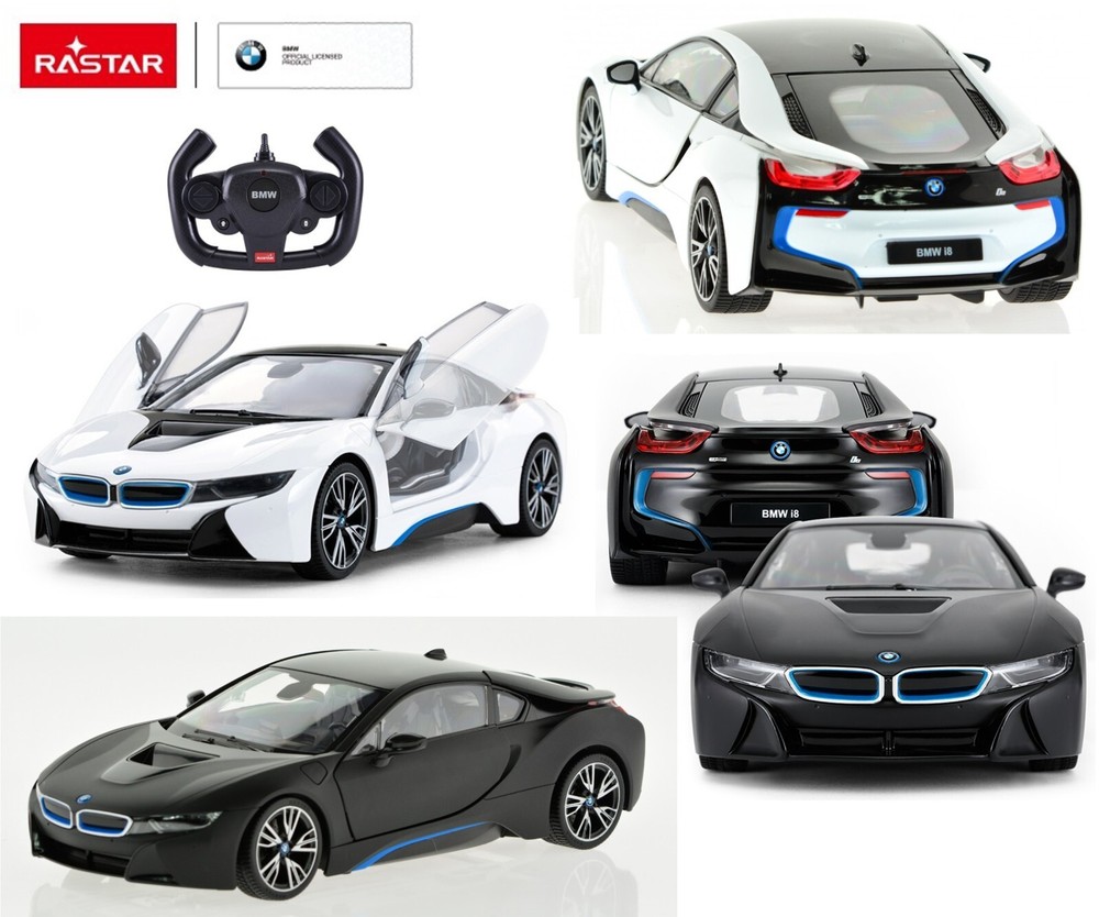 1:14 Rastar BMW i8 RC CAR Dual Power Rechargable 2.4 Ghz RTR Working Doors Light