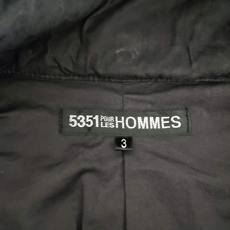 トップス 00s archive 5351 pour les hommes hoodie Vintage 5351 Pour Less Hommes Hoodie Zipper Jacket Size 2 (S