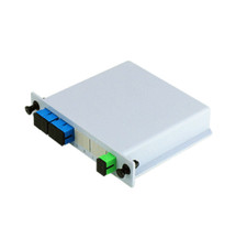 SC APC PLC 1X4 Fiber Optic Splitter Box FTTH Insertion Type Fiber Optic Splitter