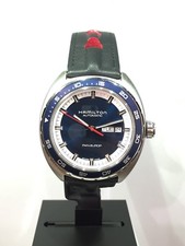 NEW Authentic HAMILTON PAN EUROPE H354050 43MM STRAP S/S Box/Papers