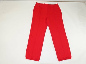 red lacoste sweatpants