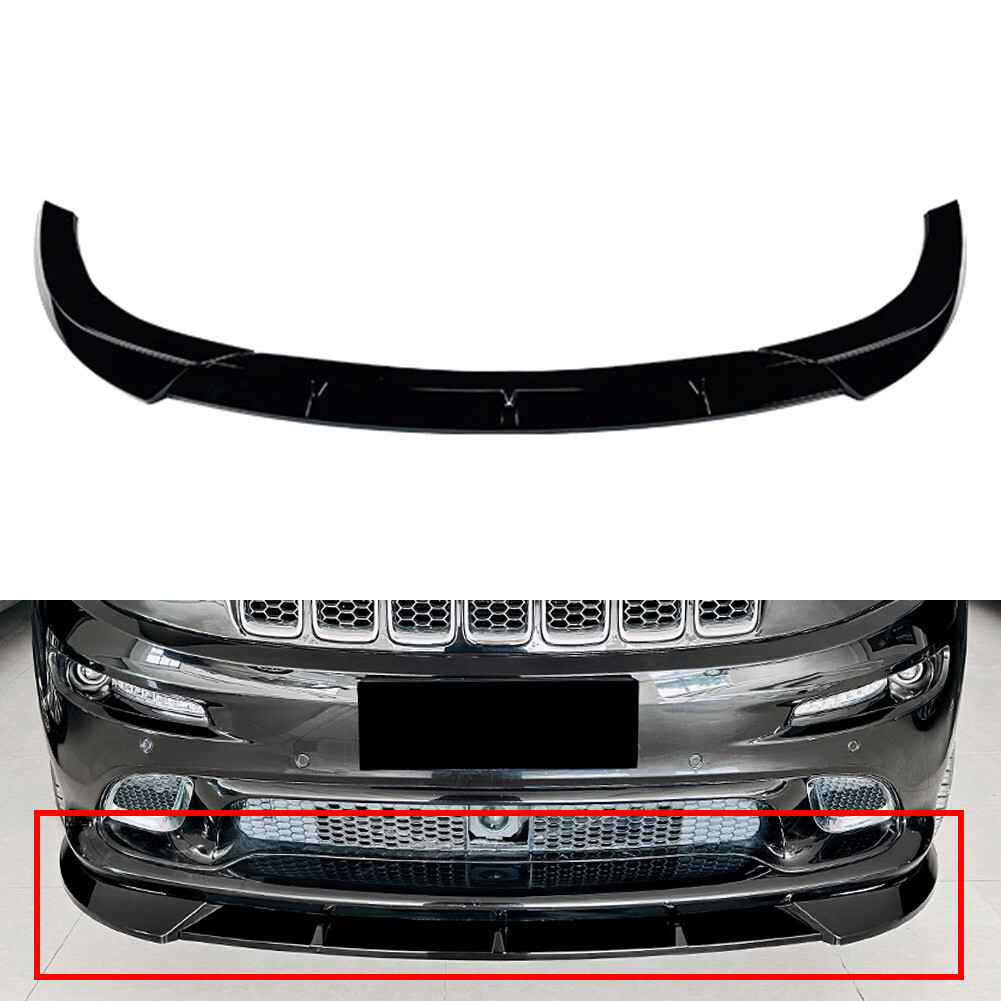 US Front Bumper Lip Spoiler Splitter For Jeep Grand Cherokee SRT SRT8 2012-2016