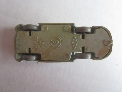 Vintage Plastic INGAP 1:87 Scale #8 Gray Car Made in Italy (#3) - Picture 4 of 6