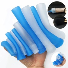Male Penis Extender Stretcher Vacuum Enhancer Enlarger Soft Silicone Sleeve Men