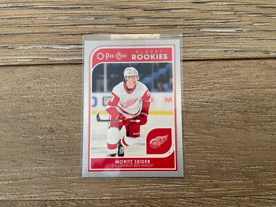 2021-22 Upper Deck Series 2 Hockey Moritz Seider Glossy Rookies R-11 Red Wings