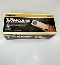 Presto Electric Shoe Polisher: Mod. 08700 Will Include 4 Used Polish Tested
