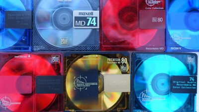 10 Recordable MiniDisc SONY Digital Audio MD 74 80 Mini Disc JAPAN