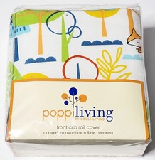 Poppi Living Front Crib Rail Cover Hospice Bed Bunk "Forest" 19" X 52" NIP 