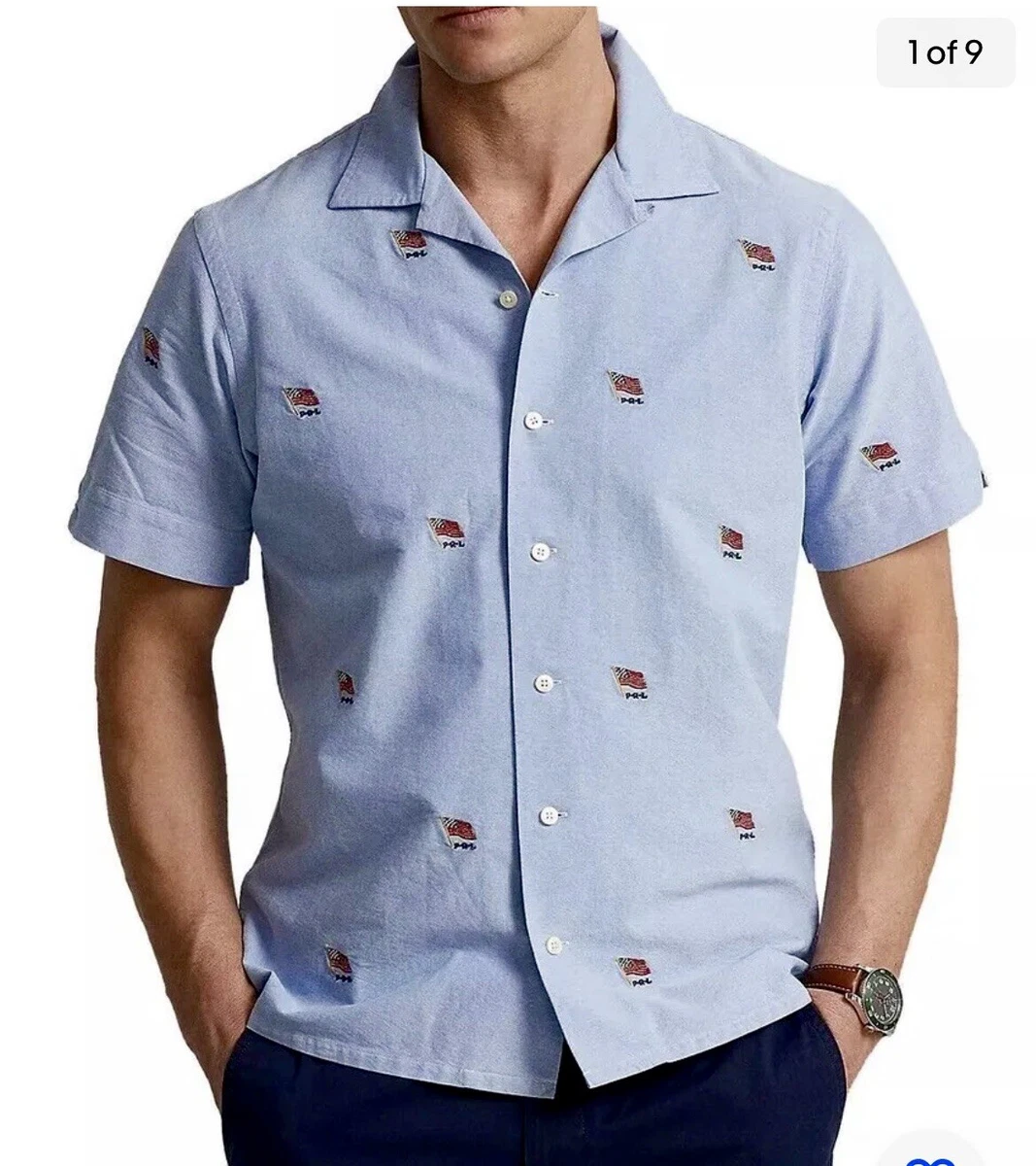 Mens ralph lauren shop short sleeve shirt