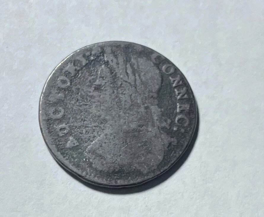 conneticut colonial copper coin - Image 2 of 2