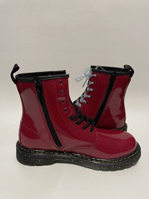 Dr Martens 1460Y 8 Eye Boots w/ Side Zip, sz 6W | eBay