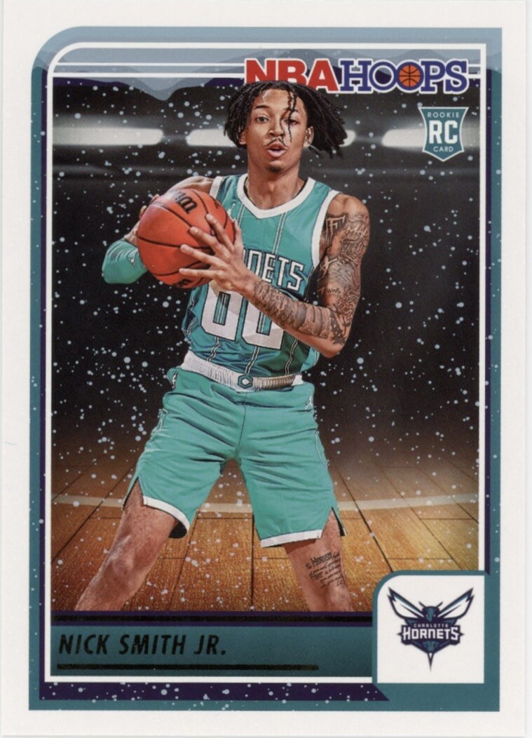 2023-24 Hoops Winter #235 Nick Smith Jr. Charlotte Hornets Basketball Card RC