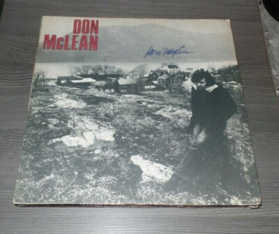 Don McLean, original signed Vinyl/LP *Don McLean* + COA