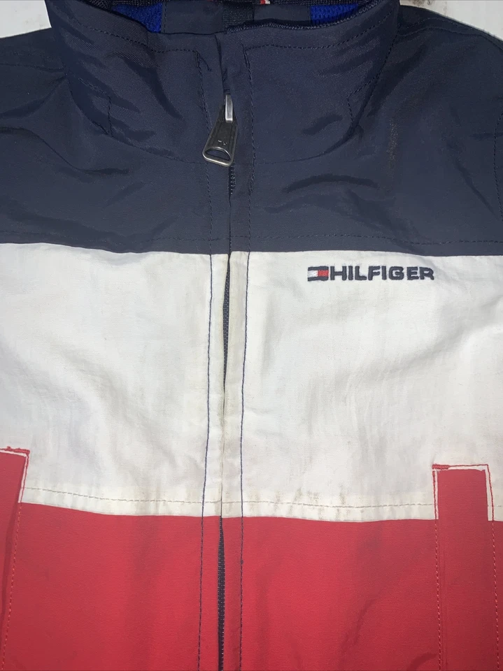 Preowned- Tommy Hilfiger Full Zip Nautical Jacket Boys (Size 18 Months) - Image 3 of 4