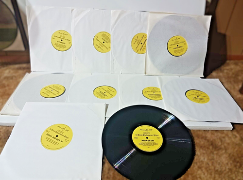 COLLECTORS' LIBRARY OF 10 GREAT SHAKESPEARE PLAYS: 10 Record Set NICE! - Picture 4 of 7