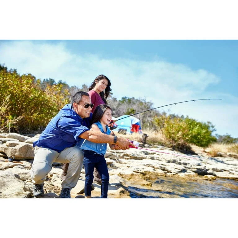 Barbie Shakespeare Botón Spincast Caña de Pescar Kit de Inicio 2'6" con Minnow Foto 3 de 3