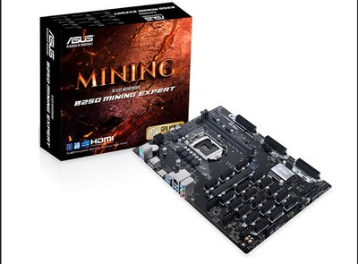 NEW ASUS B250 Mining Expert LGA 1151 ATX BTC/ETH/ETC/ZEC 19 GPU Motherboard