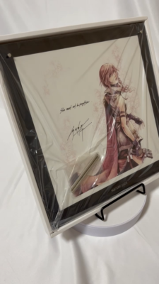 Final Fantasy 13 Lightning Illustration Art Plate Ultimate Members