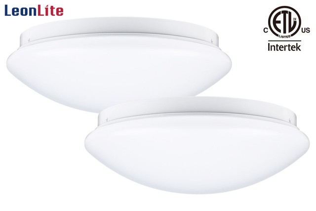 Leonlite 12 Inch 16w Led Flush Mount Ceiling Light Fixture Etl