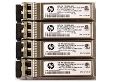HP C8R25A 721000-001 721748-001 MSA 2040 10Gb SW iSCSI SFP+SR LC MMF 4-Pack