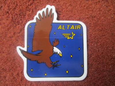 STICKER STICKER STICKER ALTAIR AL TAIR US AIR FORCE ? EAGLE EAGLE