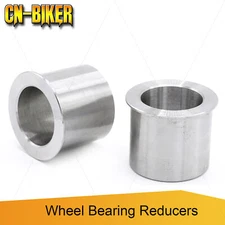 Wheel Bearing Reducers 1" to 3/4" Axle Reducer Spacer For Harley Touring Softail