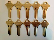 Schlage Key Blanks 10 - C keyway- 5 pin UNCUT