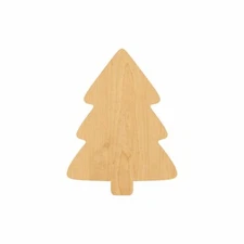 Simple Christmas Tree Laser Cut Out Wood Shape Craft Supply