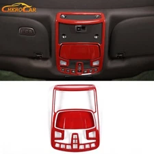 Interior Front Reading Light Lamp Cover Trim Overlay For Ford F-150 2015-20 Red