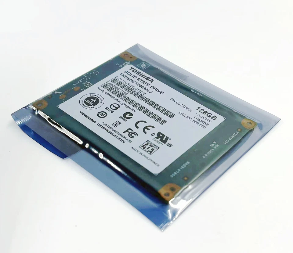 Toshiba 128GB THNSNC128GMLJ (1.8 ''128GB SATA-LIF) 1.8 "CE SSD - Image 2 of 4
