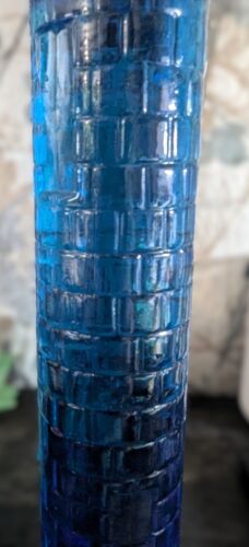 Botella de vino faro de vidrio italiano de colección - Vaso transparente ¡pero hazlo de cualquier color! - Imagen 2 de 6