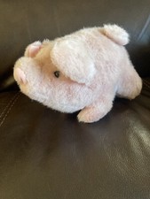Vintage Mary Meyer Stuffed Pig Pink Plush 8  Piglet Stuffed Animal