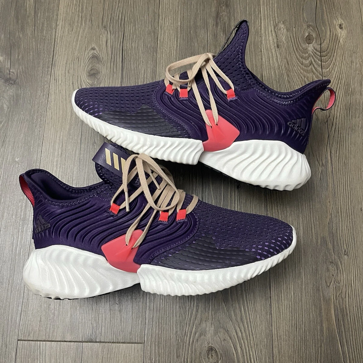 adidas gazelle silver green womens Adidas Alphaedge 4D Men's Shoes Core Black-Glory Blue-Collegiate Purpl   Sports Plaza NY