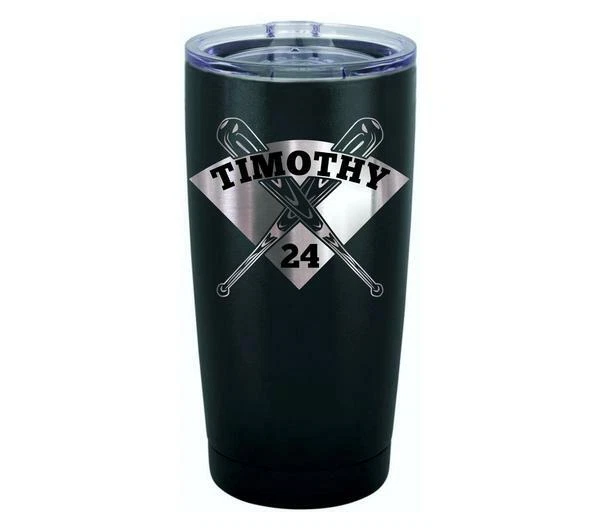 Vaso de béisbol, mamá de béisbol, regalo de béisbol, papá de béisbol, béisbol personalizado  Foto 4 de 4