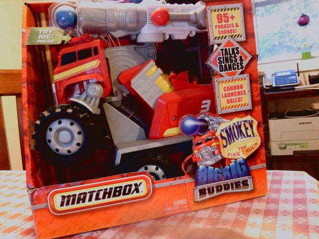 matchbox talking fire truck