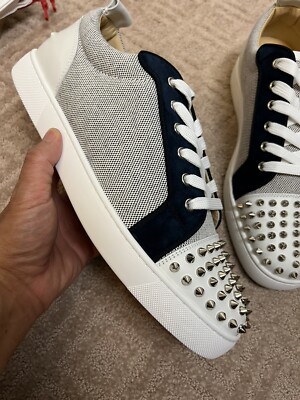 Christian Louboutin New $995 Sneakers Shoes Trainers 45 - 12
