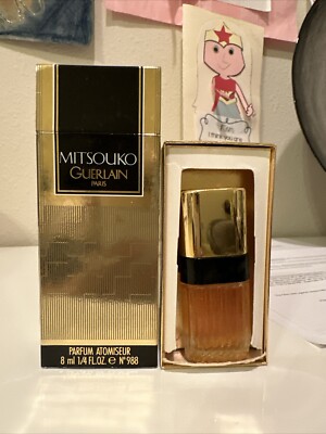 New Guerlain Mitsouko 8ml 1/4oz Parfum Champs-Elysees Spray Vintage Perfume Rare
