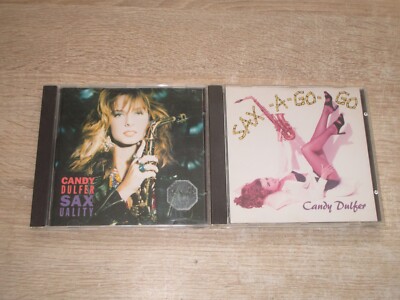 Candy Dulfer 2 CD Musik Sammlung Saxuality + Sax - A - Go - Go