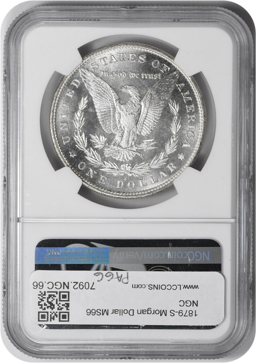 1879 Morgan Dollar 大型銀貨　NGC認証 1879 Morgan Dollar 大型銀貨 NGC認証 - メルカリ